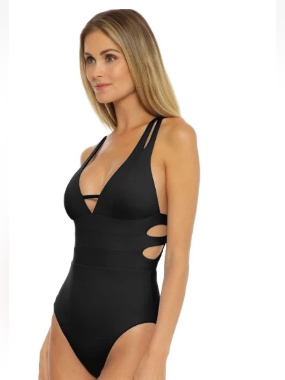 Becca by Rebecca Black Elaine Split Strap One-Piece NWT XXL